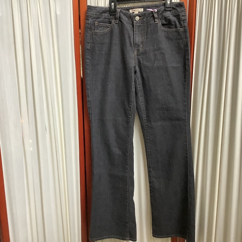 CAbi Jeans Gunmetal Boot Cut #190 Size 8